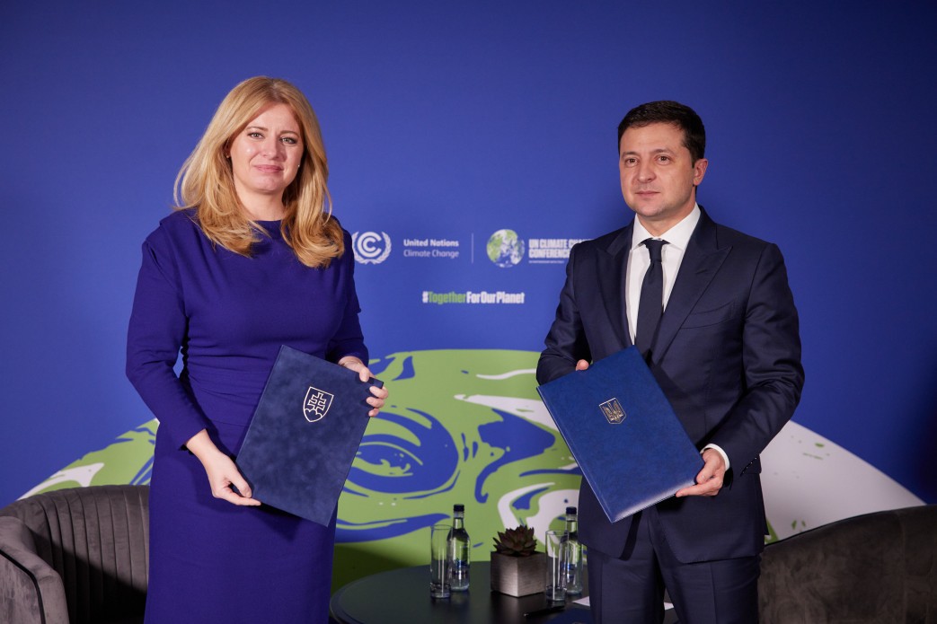 Zełenski i Čaputová podpisali deklarację o uznaniu europejskich aspiracji Ukrainy